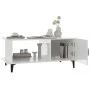 Couchtisch aus glänzend weißem Sperrholz, 90 x 50 x 40 cm von vidaXL, Couchtisch - Ref: Foro24-812759, Preis: 47,53 €, Rabatt: %