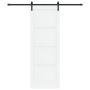 Puerta Deslizante  con Juego de Herrajes Blanca 83x232 cm de Madera Sólida de Pino | Foro24.es | Tu tienda online para hogar, jardín y más Foro24.es