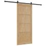 Puerta Corredera  con Juego de Herrajes 86x198.5 cm Madera Maciza Pino | Foro24.es | Tu tienda online para hogar, jardín y más Foro24.es
