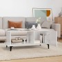 Mesa de centro madera contrachapada blanco brillo 90x50x40 cm de vidaXL, Mesas de centro - Ref: Foro24-812759, Precio: 47,88 ...