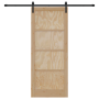 Puerta Deslizante  con Juego de Accesorios 86x211 cm Madera Maciza de Pino | Foro24.es | Tu tienda online para hogar, jardín y más Foro24.es