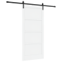 Puerta Corrediza  con Set de Herrajes Blanca 93x202 cm Madera Sólida Pino | Foro24.es | Tu tienda online para hogar, jardín y más Foro24.es