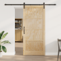 Puerta Deslizante  con Juego de Herrajes 93x211 cm Madera Sólida de Pino | Foro24.es | Tu tienda online para hogar, jardín y más Foro24.es