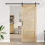Puerta Deslizante  con Juego de Accesorios 93x232 cm Madera Sólida de Pino | Foro24.es | Tu tienda online para hogar, jardín y más Foro24.es