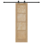Puerta corrediza  con kit de herrajes 61x198.5 cm Madera maciza de pino | Foro24.es | Tu tienda online para hogar, jardín y más Foro24.es