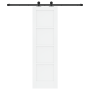 Puerta corrediza  con juego de herrajes blanca 61x198.5 cm de madera maciza de pino | Foro24.es | Tu tienda online para hogar, jardín y más Foro24.es