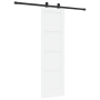 Puerta corrediza  con juego de herrajes blanca 61x198.5 cm de madera maciza de pino | Foro24.es | Tu tienda online para hogar, jardín y más Foro24.es