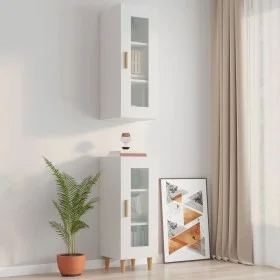 Glänzend weißer Hängeschrank 34,5x34x90 cm von vidaXL, Sideboards - Ref: Foro24-812453, Preis: 59,33 €, Rabatt: %