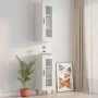 Glossy white hanging wall cabinet 34.5x34x90 cm by vidaXL, Sideboards - Ref: Foro24-812453, Price: 59,33 €, Discount: %