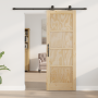 Puerta Corrediza  con Juego de Herrajes 73.5x198.5 cm Madera Maciza de Pino | Foro24.es | Tu tienda online para hogar, jardín y más Foro24.es
