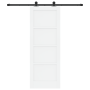 Puerta corrediza  con juego de herrajes blanca 73.5x198.5 cm de madera sólida de pino | Foro24.es | Tu tienda online para hogar, jardín y más Foro24.es
