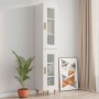 Glänzend weißer Hängeschrank 34,5x34x90 cm von vidaXL, Sideboards - Ref: Foro24-812453, Preis: 61,73 €, Rabatt: %