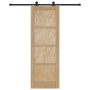 Puerta Corrediza con Juego de Herrajes 73.5x211 cm Madera Maciza de Pino | Foro24.es | Tu tienda online para hogar, jardín y más Foro24.es