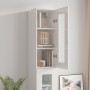 Armario de pared colgante blanco brillante 34,5x34x90 cm de vidaXL, Aparadores - Ref: Foro24-812453, Precio: 59,08 €