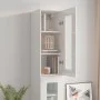 Glossy white hanging wall cabinet 34.5x34x90 cm by vidaXL, Sideboards - Ref: Foro24-812453, Price: 59,33 €, Discount: %