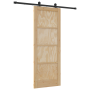 Puerta corrediza  con juego de herrajes 78x202 cm de madera maciza de pino | Foro24.es | Tu tienda online para hogar, jardín y más Foro24.es