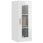 Glossy white hanging wall cabinet 34.5x34x90 cm by vidaXL, Sideboards - Ref: Foro24-812453, Price: 59,33 €, Discount: %