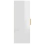 Glänzend weißer Hängeschrank 34,5x34x90 cm von vidaXL, Sideboards - Ref: Foro24-812453, Preis: 61,73 €, Rabatt: %