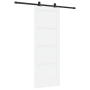 puerta corredera  con juego de herrajes blanca 78x211 cm de madera maciza de pino | Foro24.es | Tu tienda online para hogar, jardín y más Foro24.es