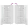 Glänzend weißer Hängeschrank 34,5x34x90 cm von vidaXL, Sideboards - Ref: Foro24-812453, Preis: 61,73 €, Rabatt: %