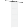 Puerta corredera  con juego de herrajes blanca 78x232 cm de madera maciza de pino | Foro24.es | Tu tienda online para hogar, jardín y más Foro24.es