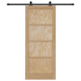 Puerta corrediza  con conjunto de herrajes 83x202 cm de madera maciza de pino | Foro24.es | Tu tienda online para hogar, jardín y más Foro24.es