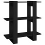 Black shelving/space divider 80x30x87 cm by vidaXL, Bookcases and shelves - Ref: Foro24-811584, Price: 47,47 €, Discount: %