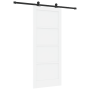Puerta Deslizante de  con Juego de Hardware Blanca 83x202 cm Madera Maciza Pino | Foro24.es | Tu tienda online para hogar, jardín y más Foro24.es