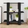 Estantería/divisor de espacios negro 80x30x87 cm de vidaXL, Librerías y estanterías - Ref: Foro24-811584, Precio: 46,89 €, De...