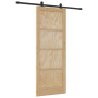 Puerta Corrediza  con Herrajes 83x211 cm Madera Maciza de Pino | Foro24.es | Tu tienda online para hogar, jardín y más Foro24.es