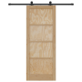 Puerta Corrediza  con Herrajes 83x211 cm Madera Maciza de Pino | Foro24.es | Tu tienda online para hogar, jardín y más Foro24.es