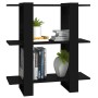 Black shelving/space divider 80x30x87 cm by vidaXL, Bookcases and shelves - Ref: Foro24-811584, Price: 47,47 €, Discount: %