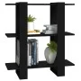 Estantería/divisor de espacios negro 80x30x87 cm de vidaXL, Librerías y estanterías - Ref: Foro24-811584, Precio: 46,89 €, De...