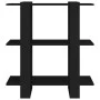 Estantería/divisor de espacios negro 80x30x87 cm de vidaXL, Librerías y estanterías - Ref: Foro24-811584, Precio: 46,89 €, De...