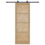 Puerta Corrediza con Juego de Hardware 83x232 cm Madera Maciza de Pino | Foro24.es | Tu tienda online para hogar, jardín y más Foro24.es
