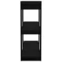 Estantería/divisor de espacios negro 80x30x87 cm de vidaXL, Librerías y estanterías - Ref: Foro24-811584, Precio: 46,89 €, De...