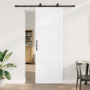 Puerta Corredera  con Juego de Accesorios Blanca 83x232 cm Madera Maciza de Pino | Foro24.es | Tu tienda online para hogar, jardín y más Foro24.es