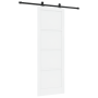 Puerta Corredera  con Juego de Accesorios Blanca 83x232 cm Madera Maciza de Pino | Foro24.es | Tu tienda online para hogar, jardín y más Foro24.es