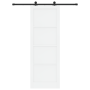 Puerta Corredera  con Juego de Accesorios Blanca 83x232 cm Madera Maciza de Pino | Foro24.es | Tu tienda online para hogar, jardín y más Foro24.es