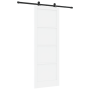 Puerta Corredera  con Juego de Accesorios Blanca 83x232 cm Madera Maciza de Pino | Foro24.es | Tu tienda online para hogar, jardín y más Foro24.es