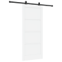 Puerta Deslizante  con Juego de Hardware Blanca 86x198.5 cm de Madera Sólida de Pino | Foro24.es | Tu tienda online para hogar, jardín y más Foro24.es