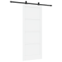 Puerta Corrediza  con Juego de Herrajes Blanca 86x211 cm Madera sólida de pino | Foro24.es | Tu tienda online para hogar, jardín y más Foro24.es