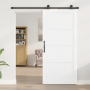 Puerta Deslizante  con Juego de Accesorios Blanca 93x202 cm Madera Maciza de Pino | Foro24.es | Tu tienda online para hogar, jardín y más Foro24.es