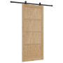 Puerta Corrediza  con Juego de Herrajes 93x211 cm Madera Maciza de Pino | Foro24.es | Tu tienda online para hogar, jardín y más Foro24.es
