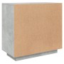 Aparador de madera contrachapada gris hormigón 80x40x75 cm de vidaXL, Aparadores - Ref: Foro24-811821, Precio: 65,98 €, Descu...