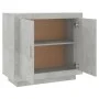 Aparador de madera contrachapada gris hormigón 80x40x75 cm de vidaXL, Aparadores - Ref: Foro24-811821, Precio: 67,11 €, Descu...