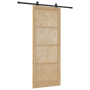 Puerta Corredera  con Juego de Herrajes 93x232 cm Madera Sólida de Pino | Foro24.es | Tu tienda online para hogar, jardín y más Foro24.es