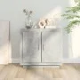 Aparador de madera contrachapada gris hormigón 80x40x75 cm de vidaXL, Aparadores - Ref: Foro24-811821, Precio: 67,11 €, Descu...