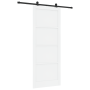 Puerta deslizante  con juego de herrajes blanca 93x232 cm de madera maciza de pino | Foro24.es | Tu tienda online para hogar, jardín y más Foro24.es
