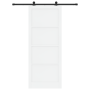 Puerta deslizante  con juego de herrajes blanca 93x232 cm de madera maciza de pino | Foro24.es | Tu tienda online para hogar, jardín y más Foro24.es